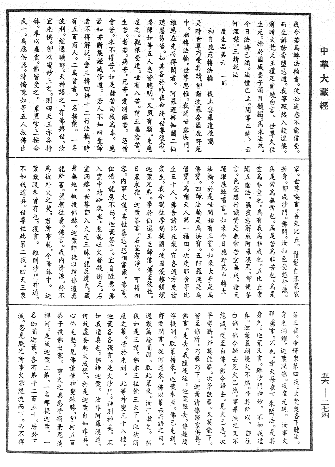 大藏一覽集《中華大藏經》_第56冊_第0274頁