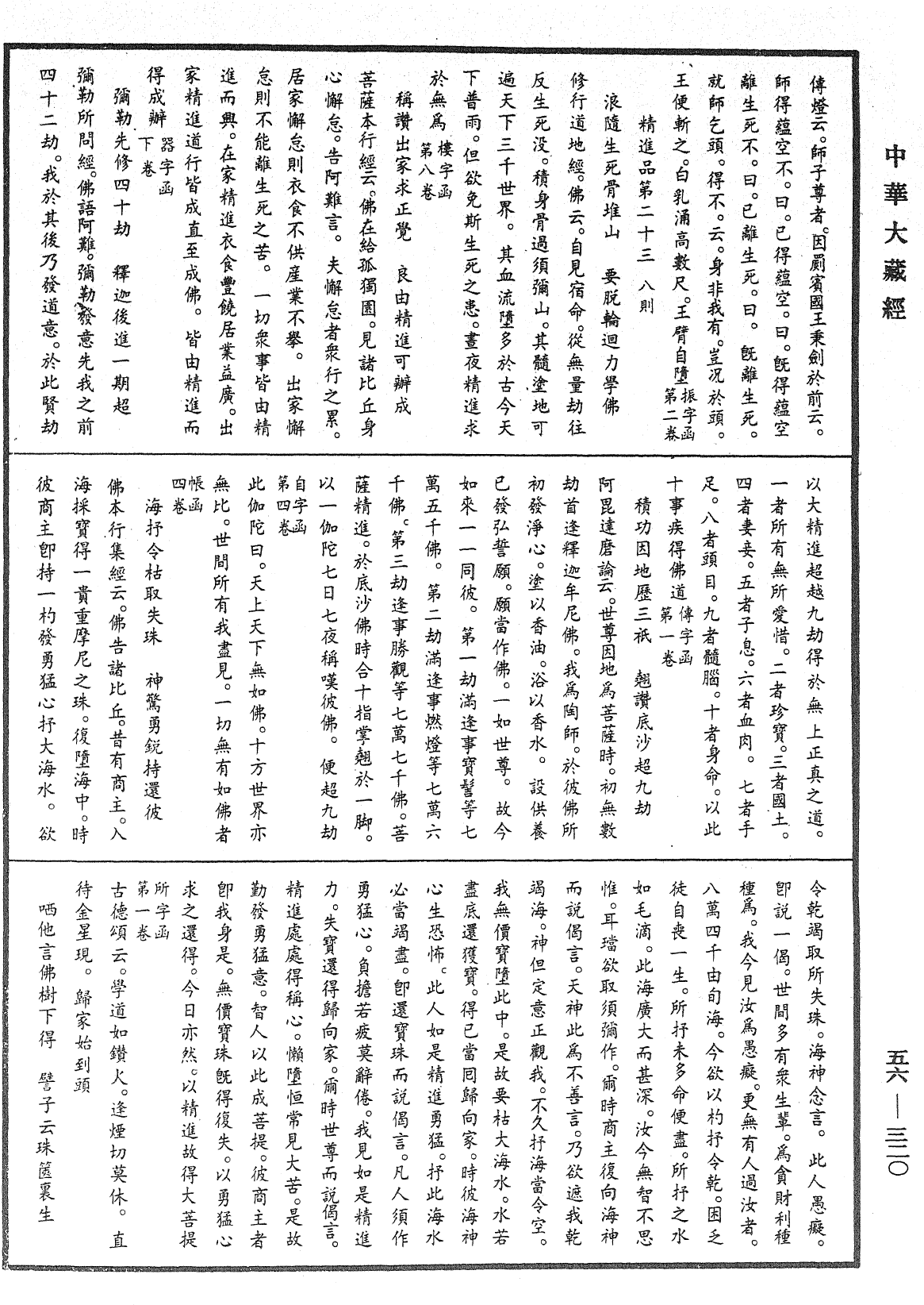 大藏一覽集《中華大藏經》_第56冊_第0320頁