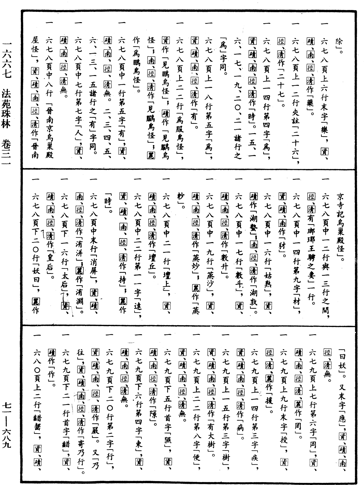 File:《中華大藏經》 第71冊 第689頁.png