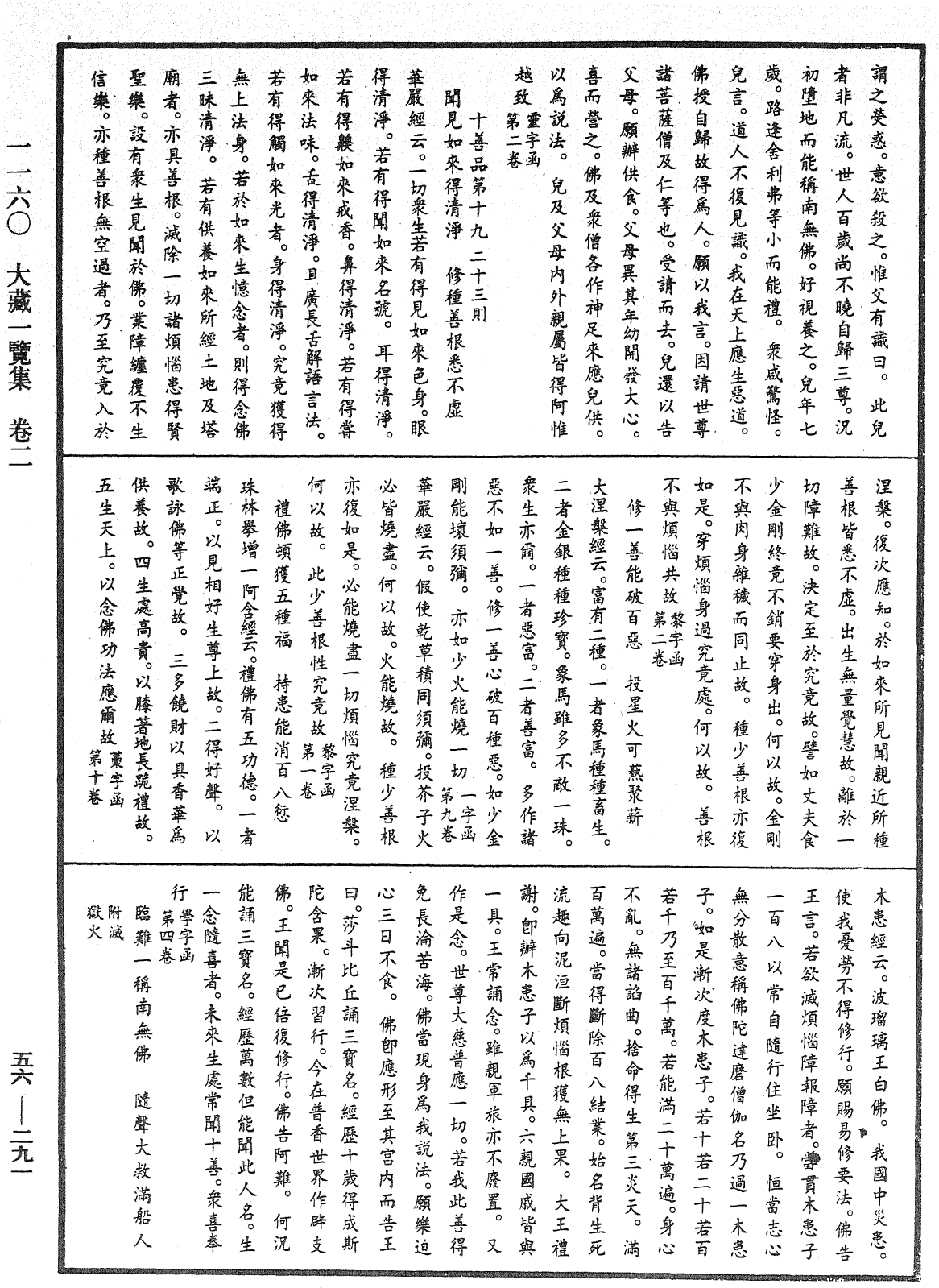 大藏一覽集《中華大藏經》_第56冊_第0291頁