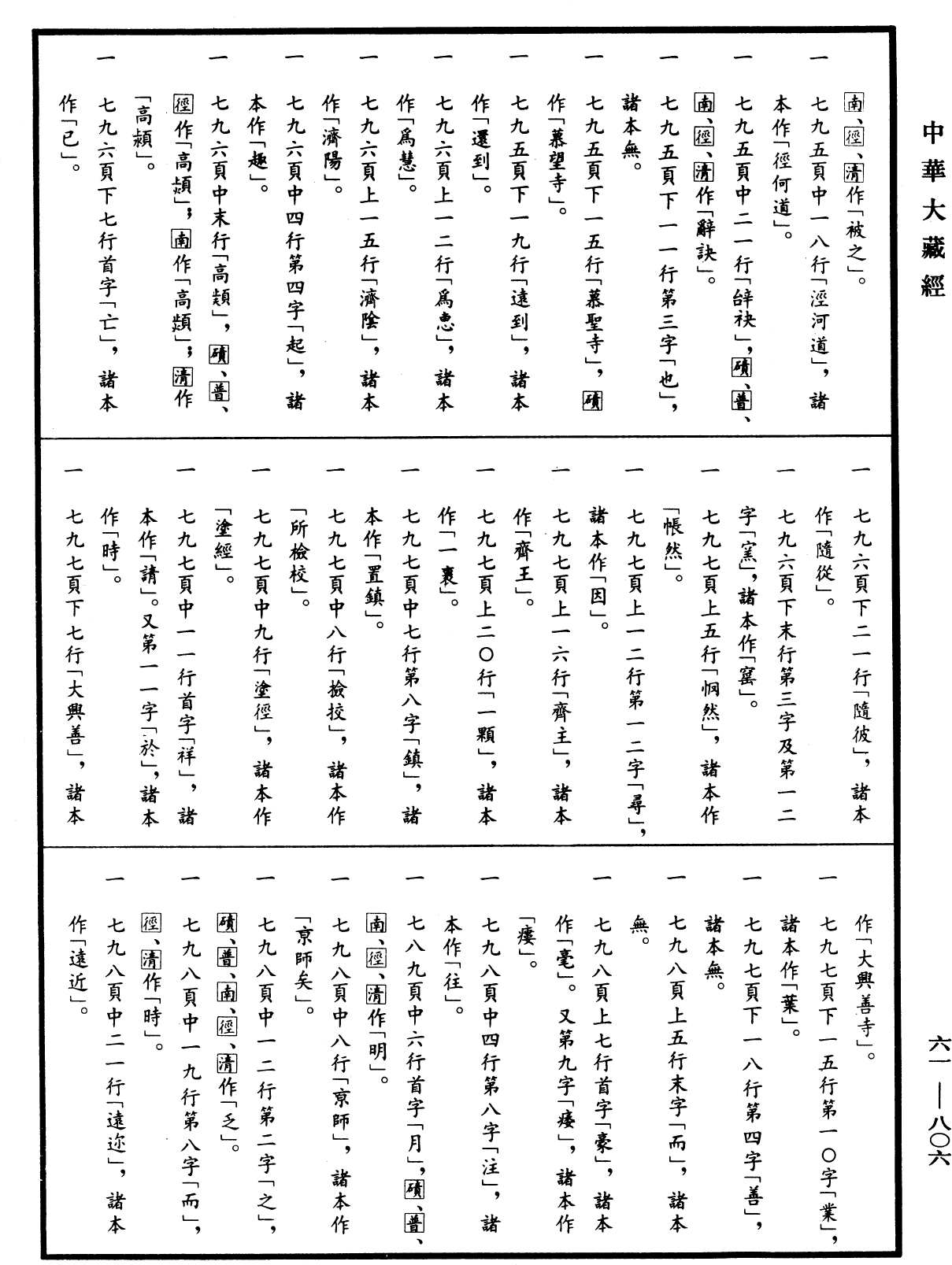 File:《中華大藏經》 第61冊 第0806頁.png