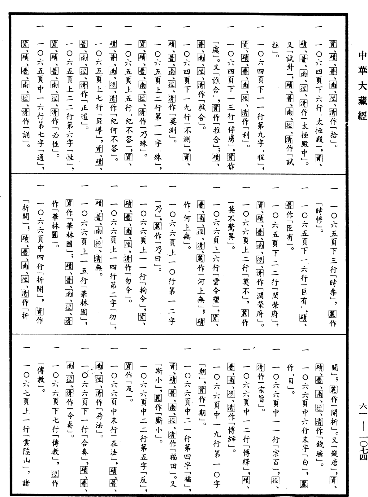 File:《中華大藏經》 第61冊 第1074頁.png
