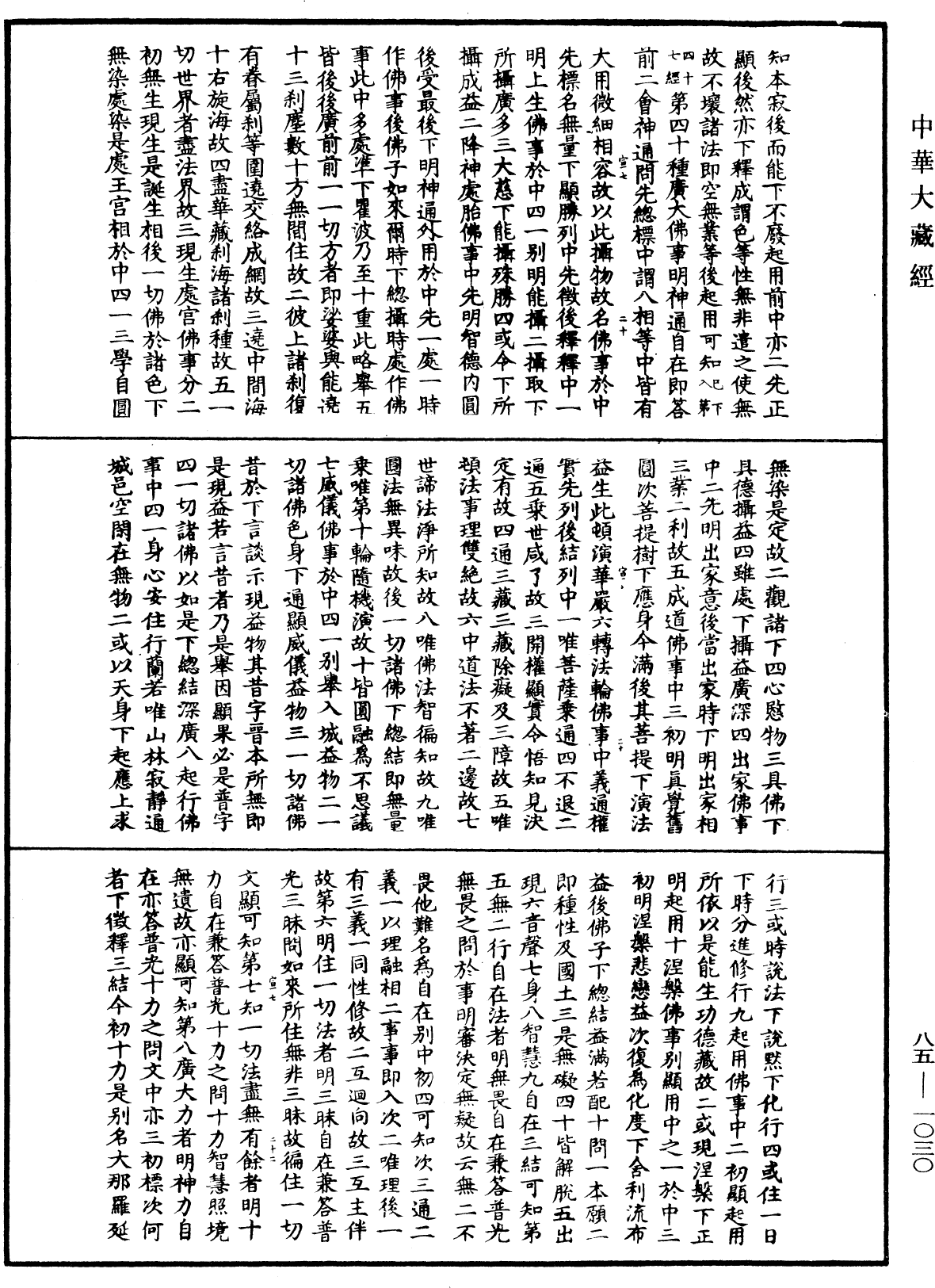 File:《中華大藏經》 第85冊 第1030頁.png