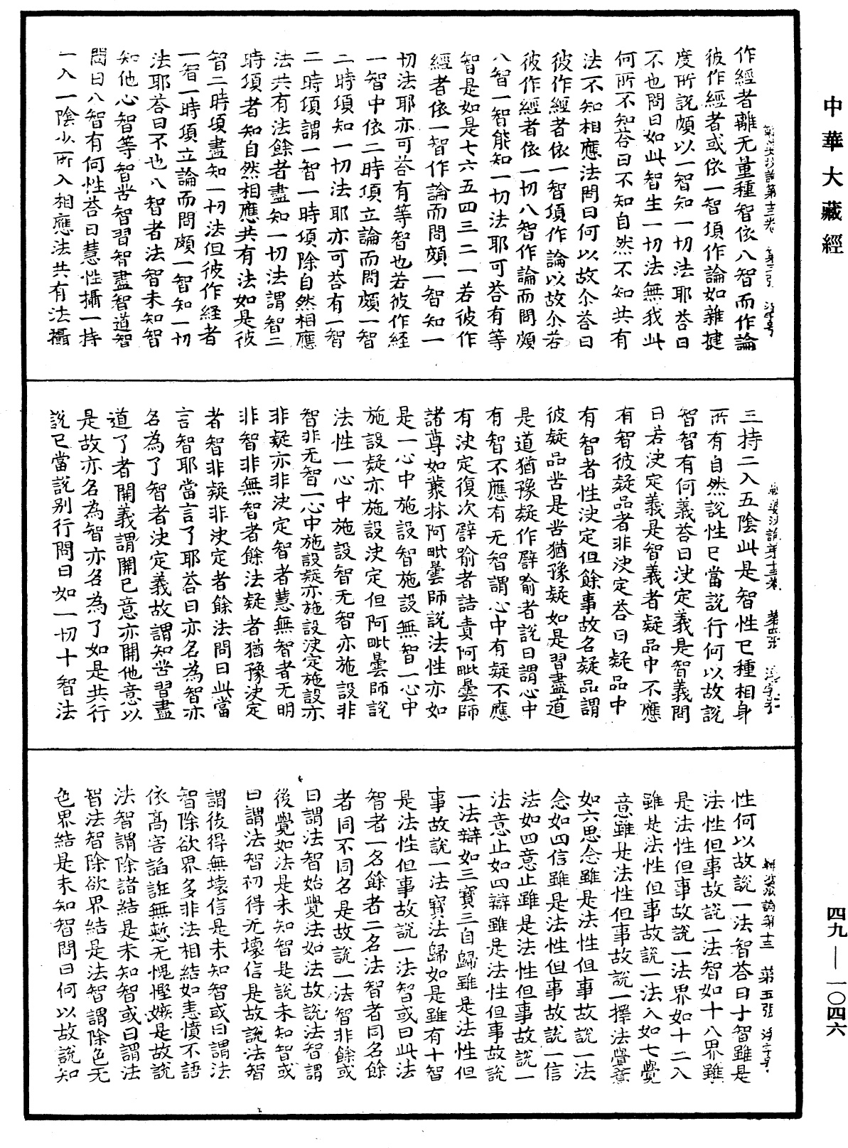 鞞婆沙論《中華大藏經》_第49冊_第1046頁
