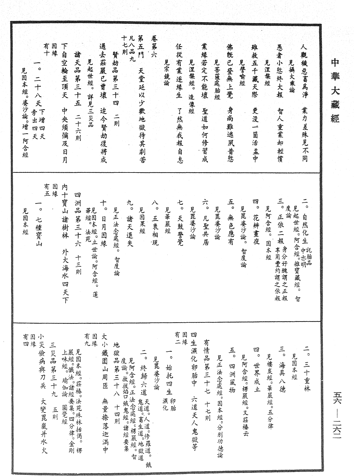 大藏一覽集《中華大藏經》_第56冊_第0262頁