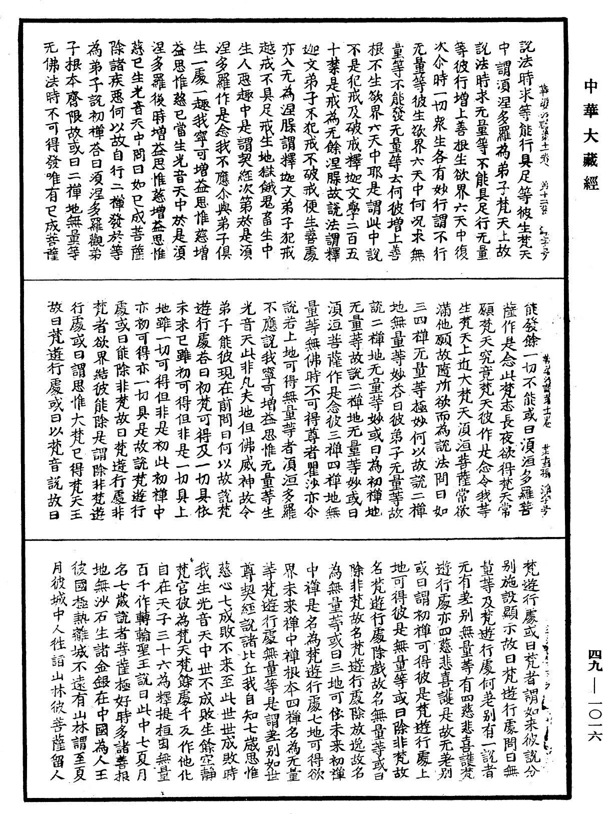 鞞婆沙論《中華大藏經》_第49冊_第1016頁