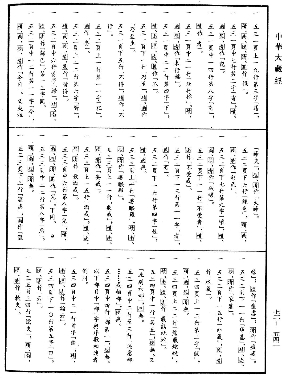 File:《中華大藏經》 第72冊 第542頁.png