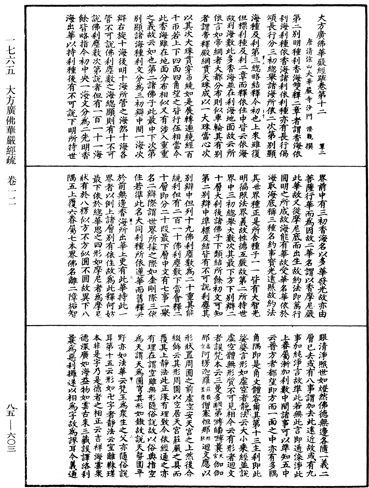 File:《中華大藏經》 第85冊 第0603頁.png