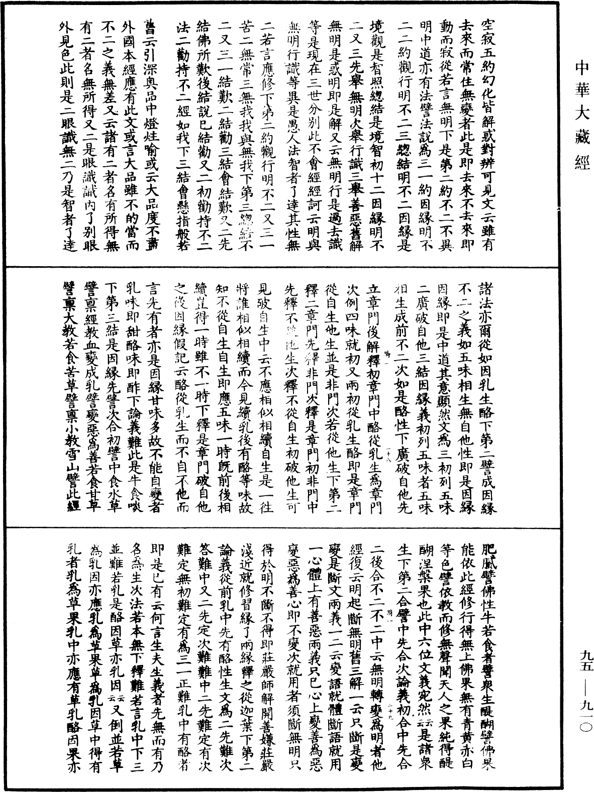 File:《中華大藏經》 第95冊 第910頁.png