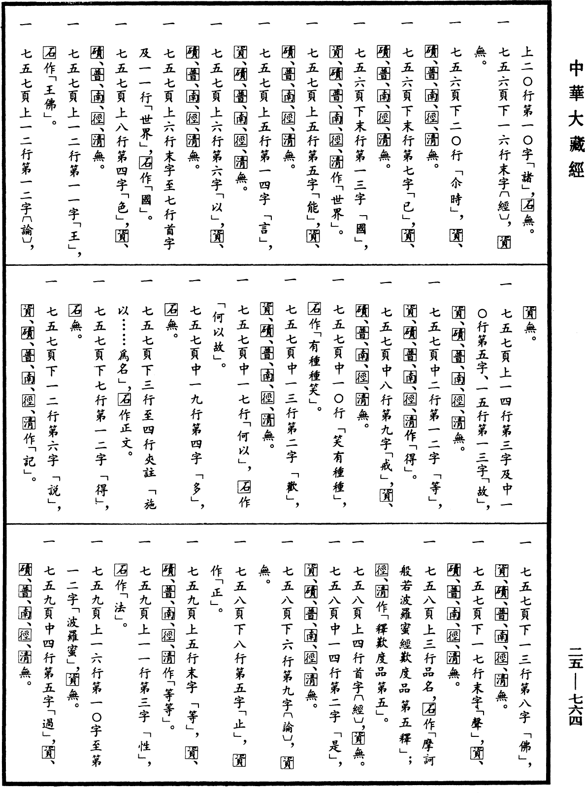 File:《中華大藏經》 第25冊 第764頁.png
