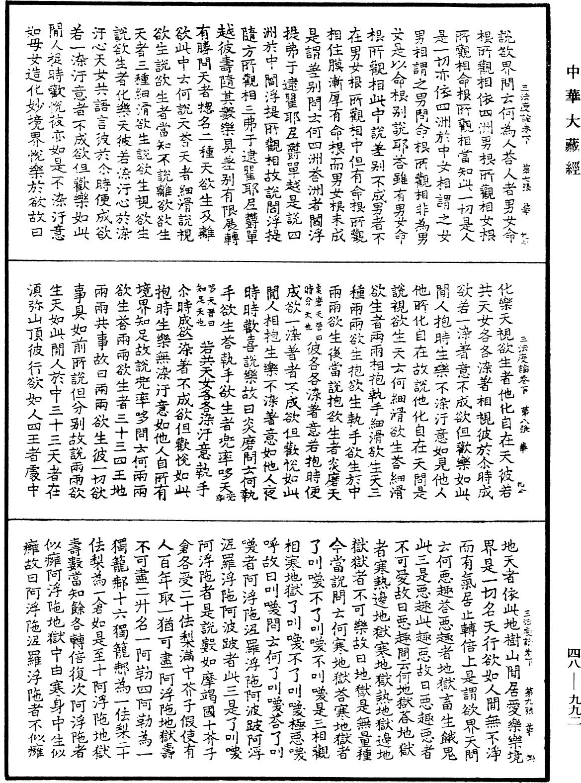 三法度論《中華大藏經》_第48冊_第0992頁