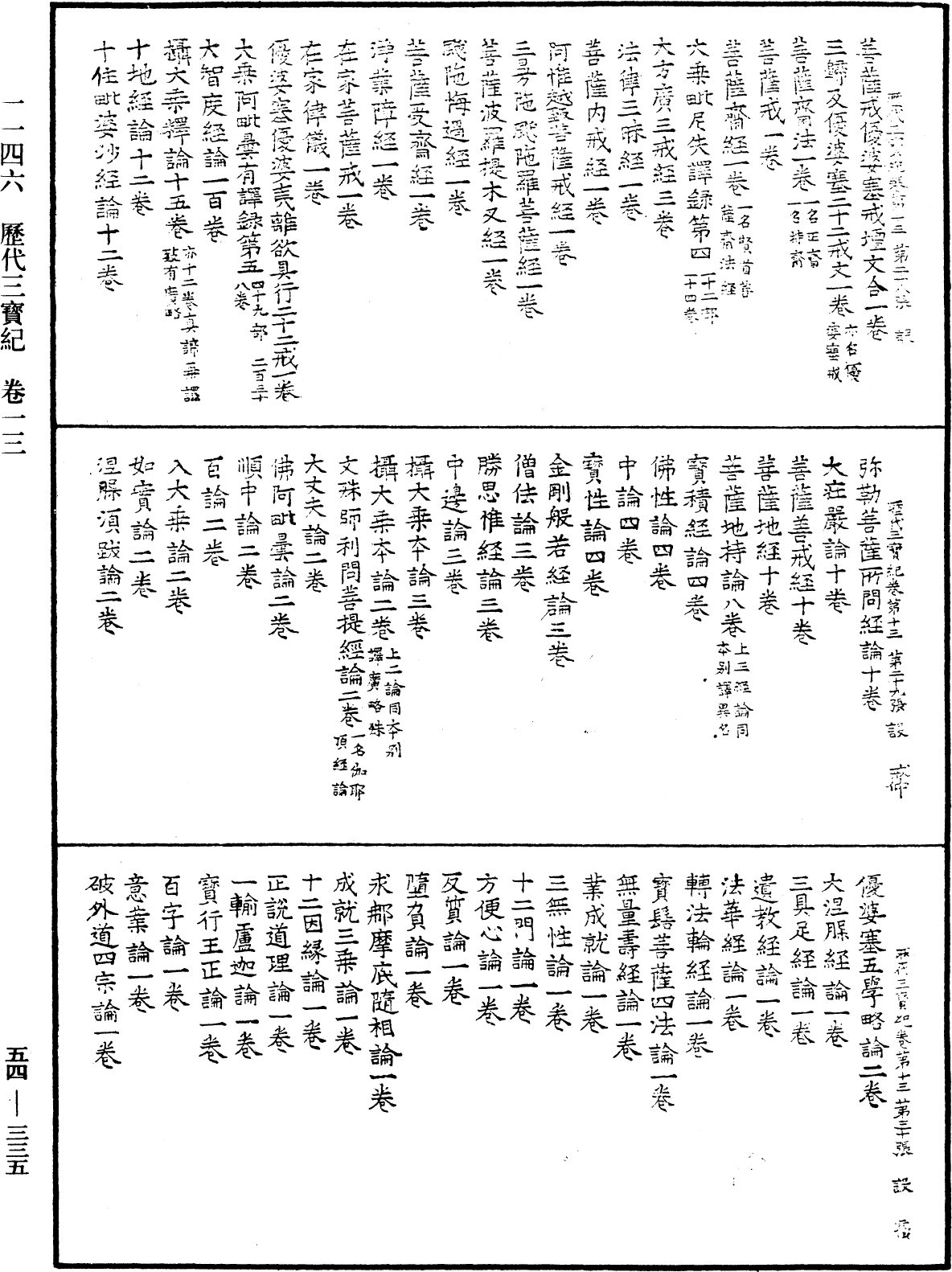 歷代三寶紀《中華大藏經》_第54冊_第335頁
