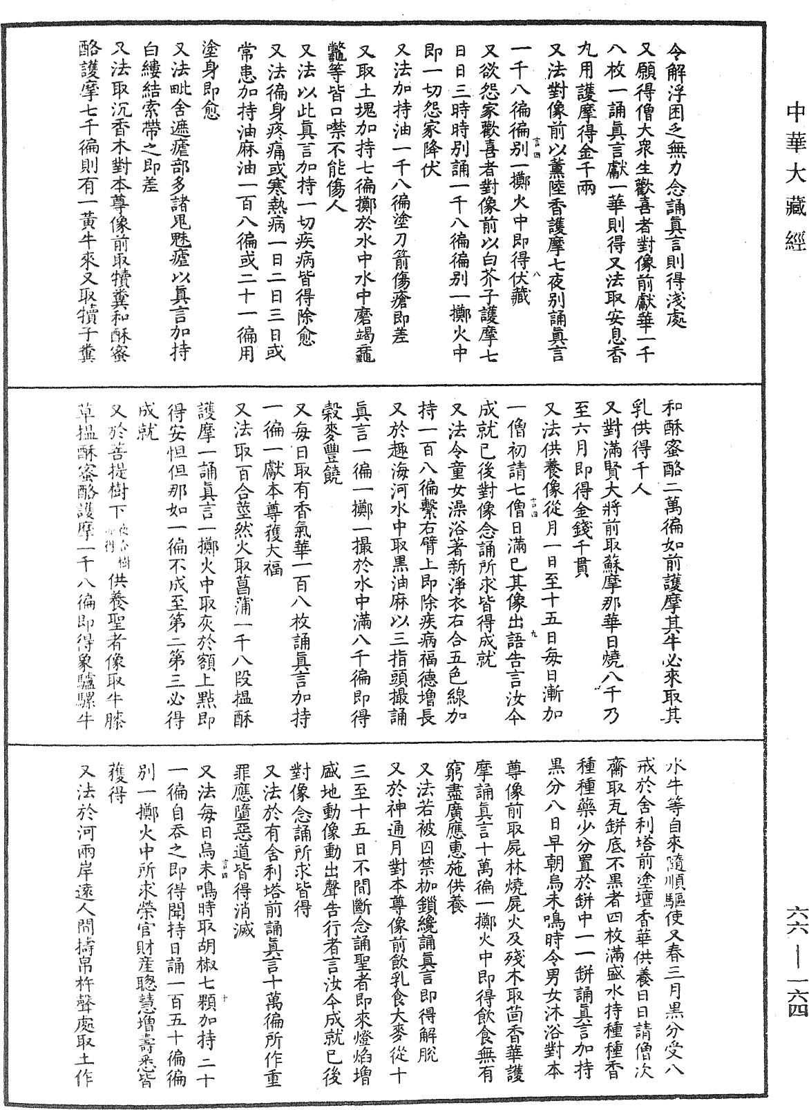 File:《中華大藏經》 第66冊 第164頁.png