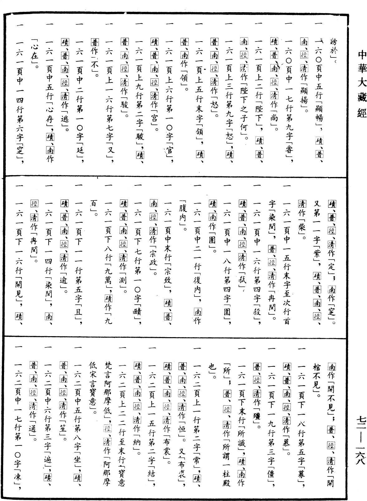 File:《中華大藏經》 第72冊 第168頁.png