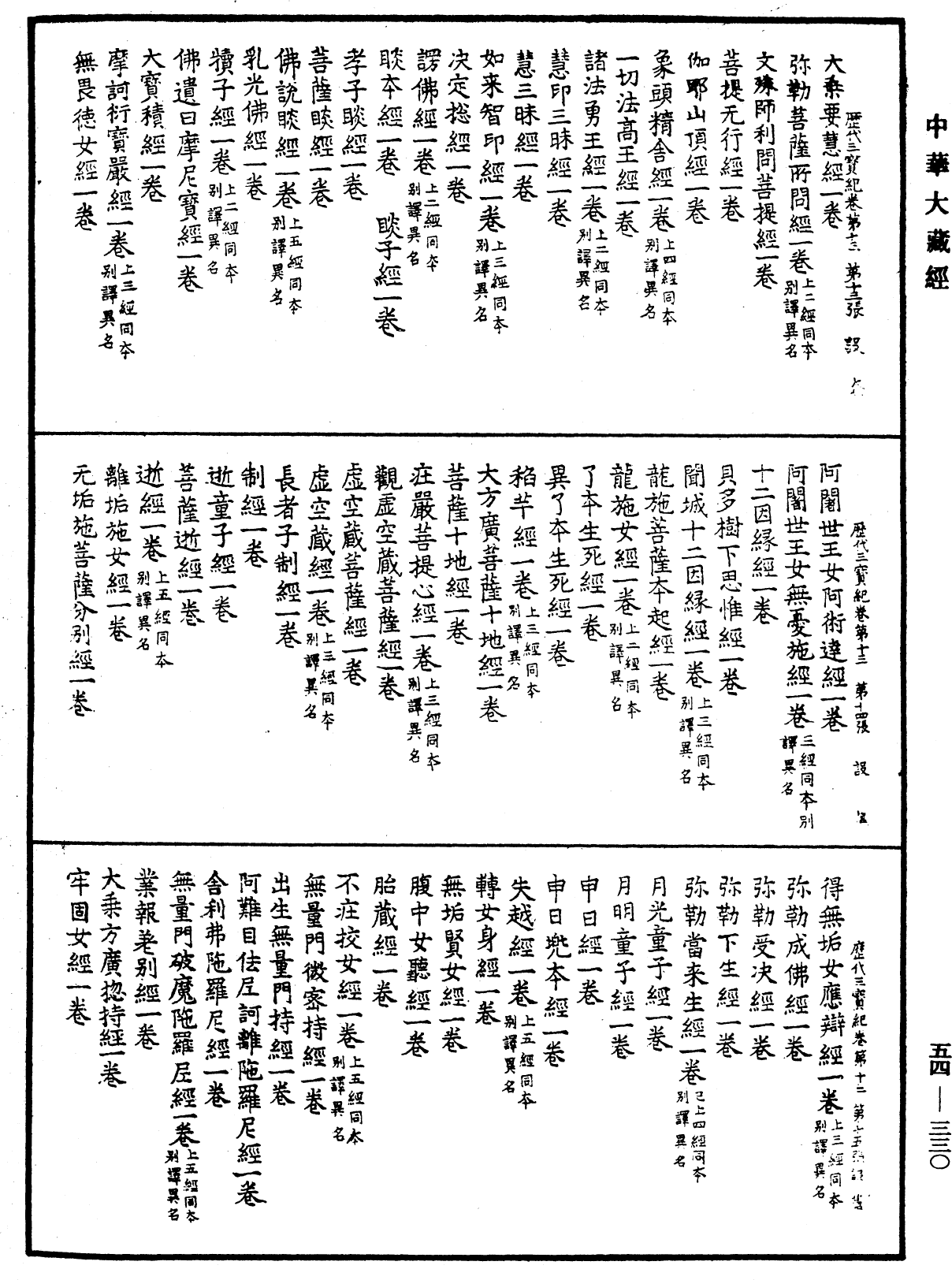 歷代三寶紀《中華大藏經》_第54冊_第330頁