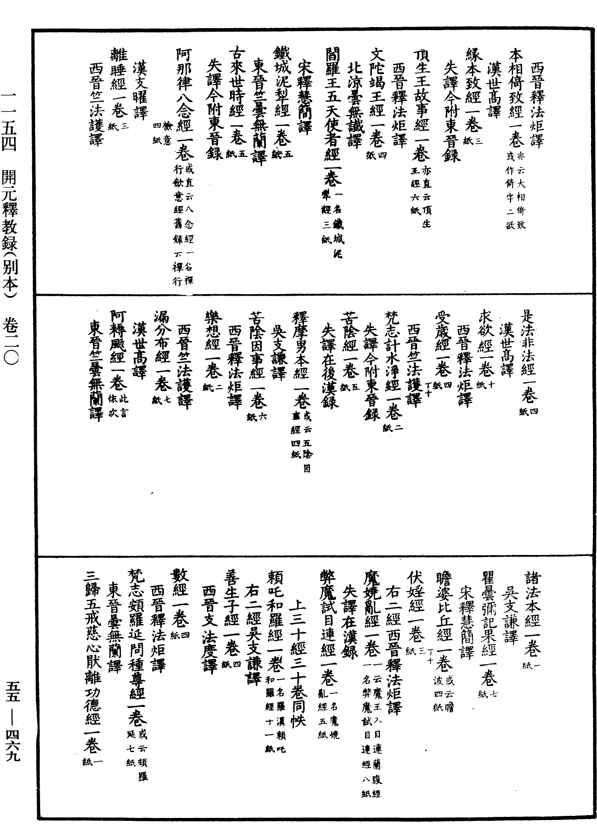 開元釋教錄《中華大藏經》_第55冊_第469頁