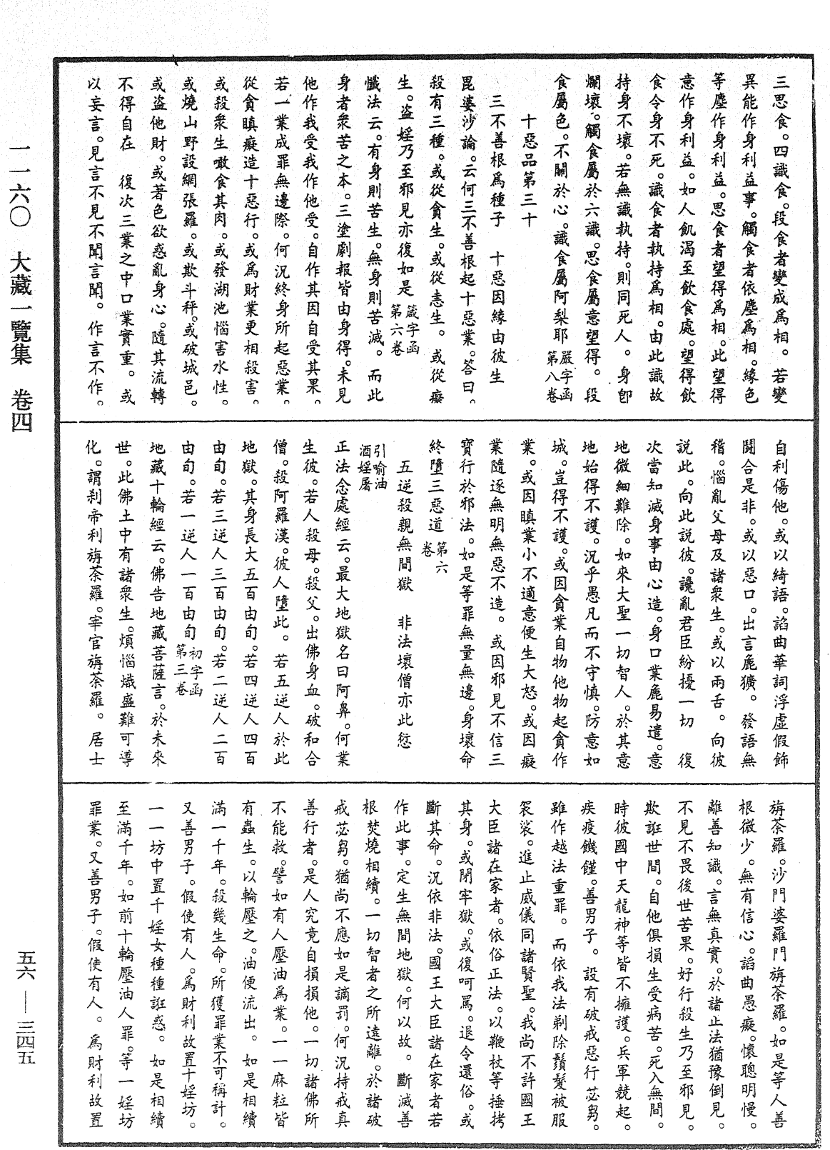 大藏一覽集《中華大藏經》_第56冊_第0345頁