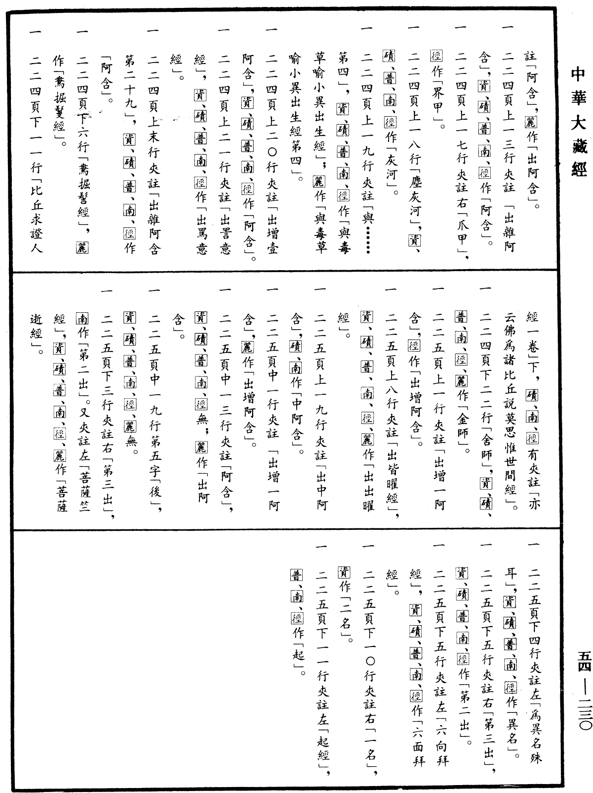 歷代三寶紀《中華大藏經》_第54冊_第230頁6