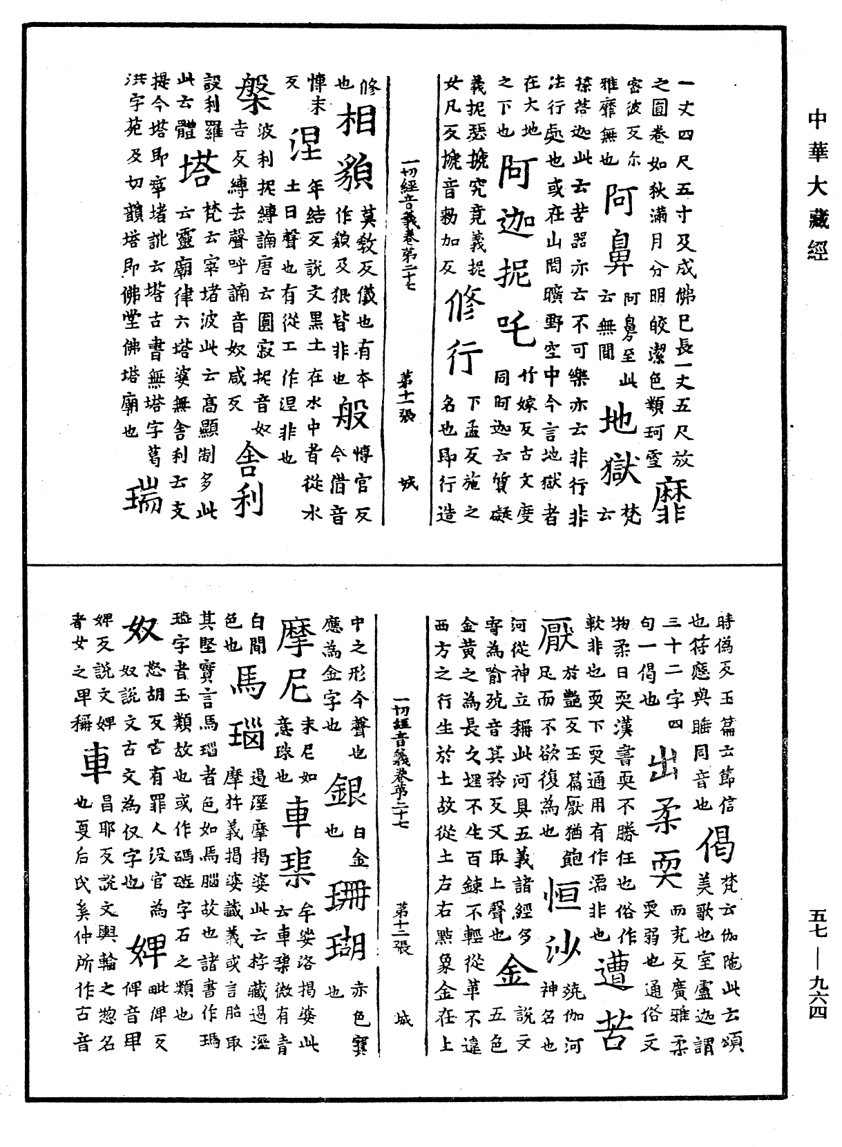 File:《中華大藏經》 第57冊 第0964頁.png