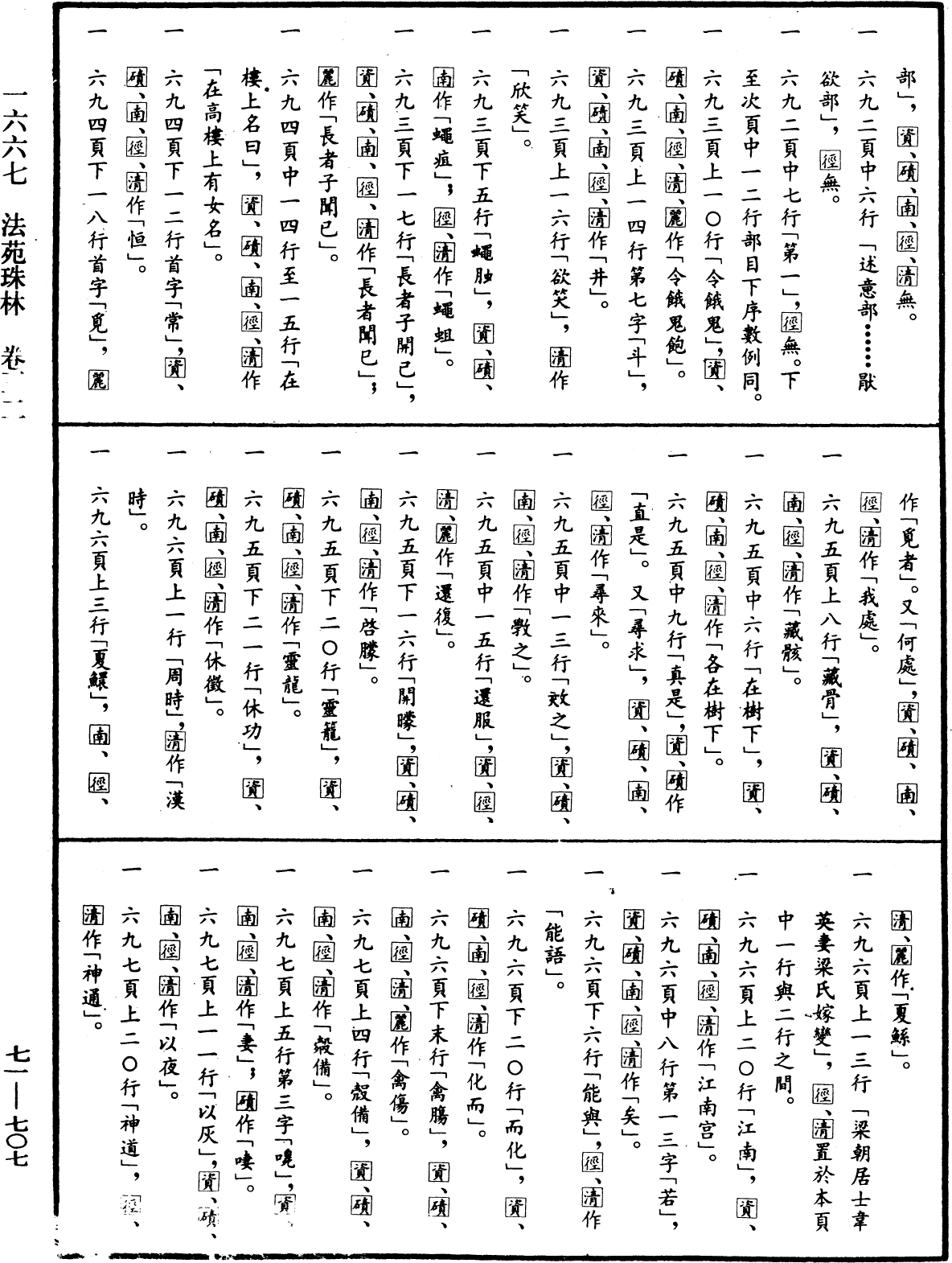 File:《中華大藏經》 第71冊 第707頁.png
