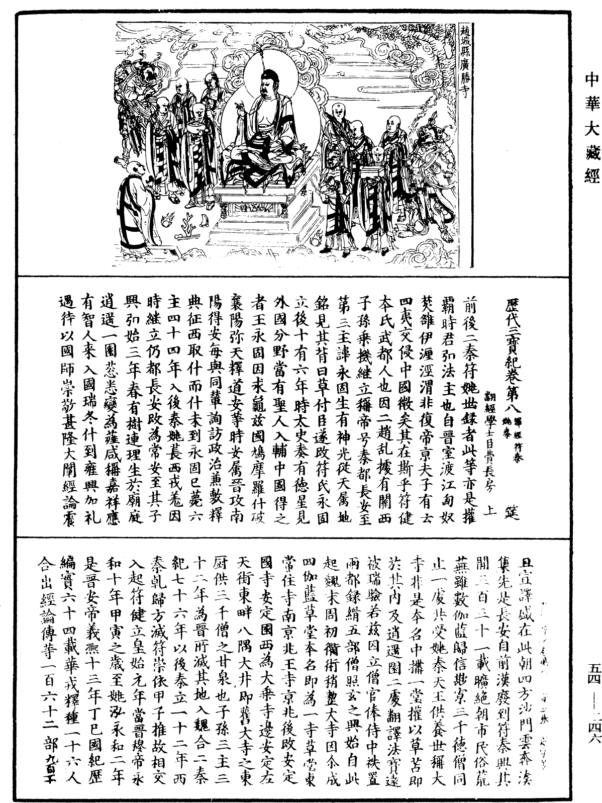 歷代三寶紀《中華大藏經》_第54冊_第246頁