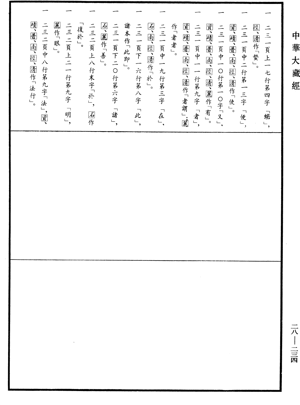 File:《中華大藏經》 第28冊 第0234頁.png