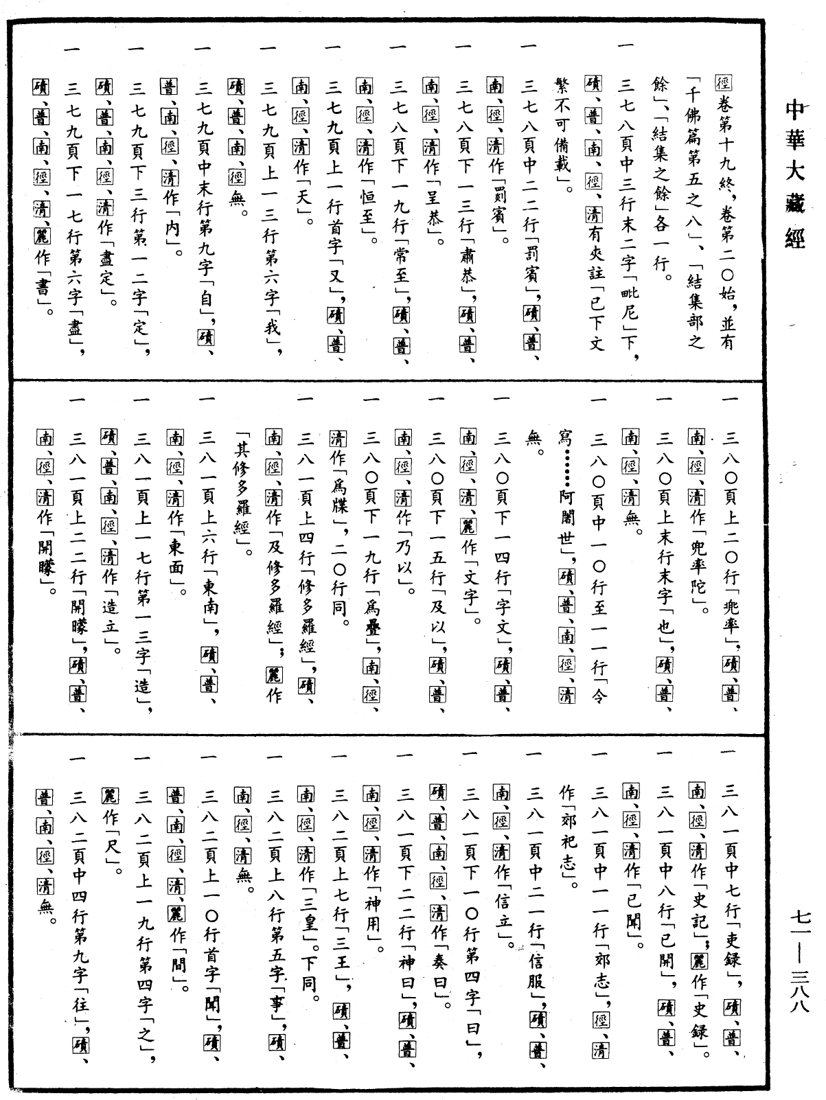 File:《中華大藏經》 第71冊 第388頁.png