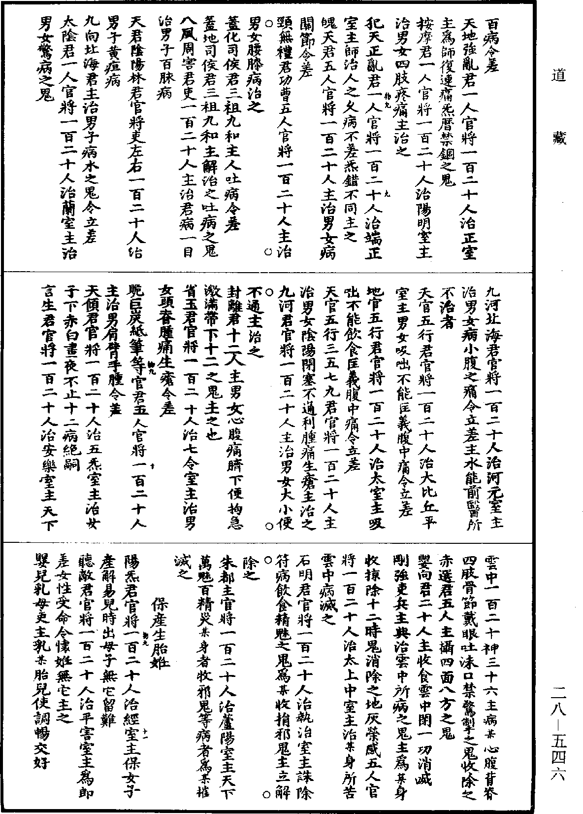 正一法文經章官品《道藏》第28冊_第546頁