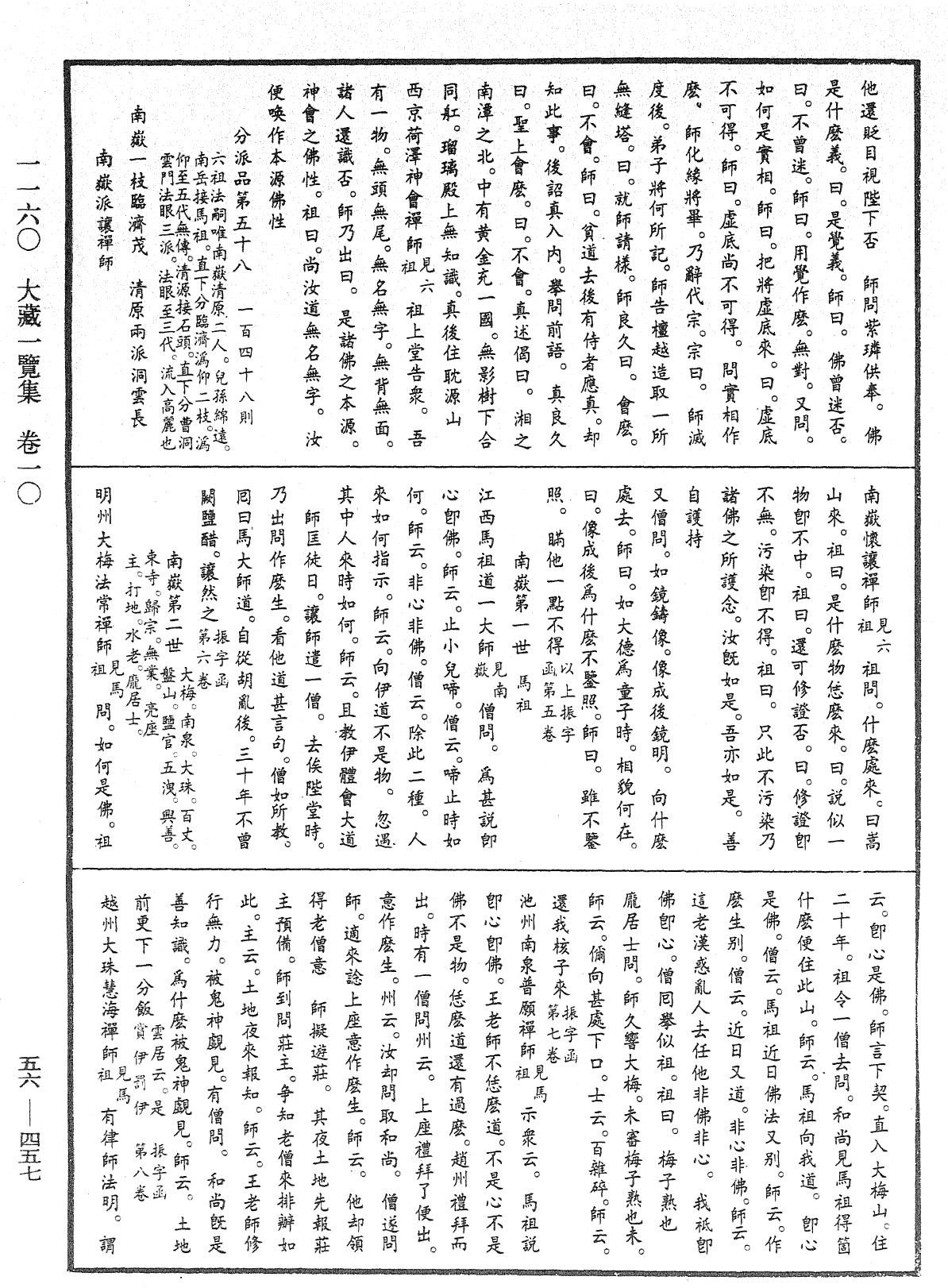 大藏一覽集《中華大藏經》_第56冊_第0457頁