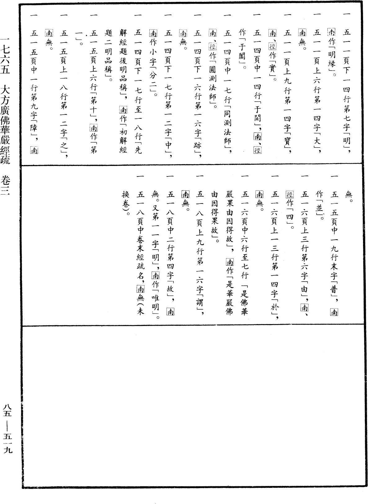 File:《中華大藏經》 第85冊 第0519頁.png