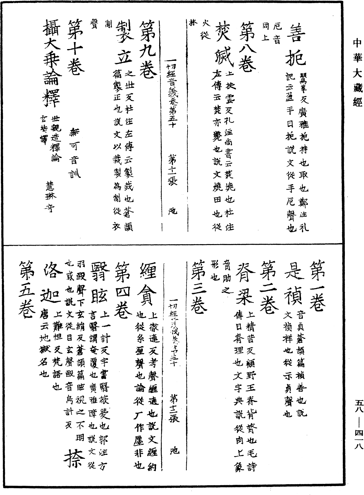 File:《中華大藏經》 第58冊 第0418頁.png