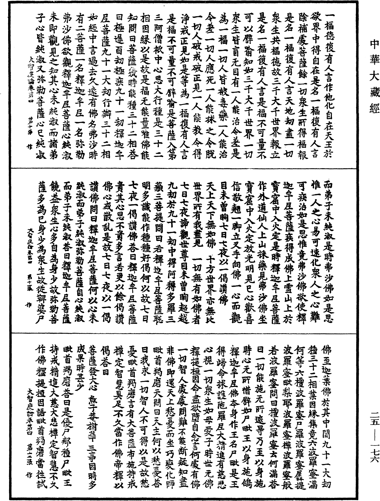 大智度論《中華大藏經》_第25冊_第176頁