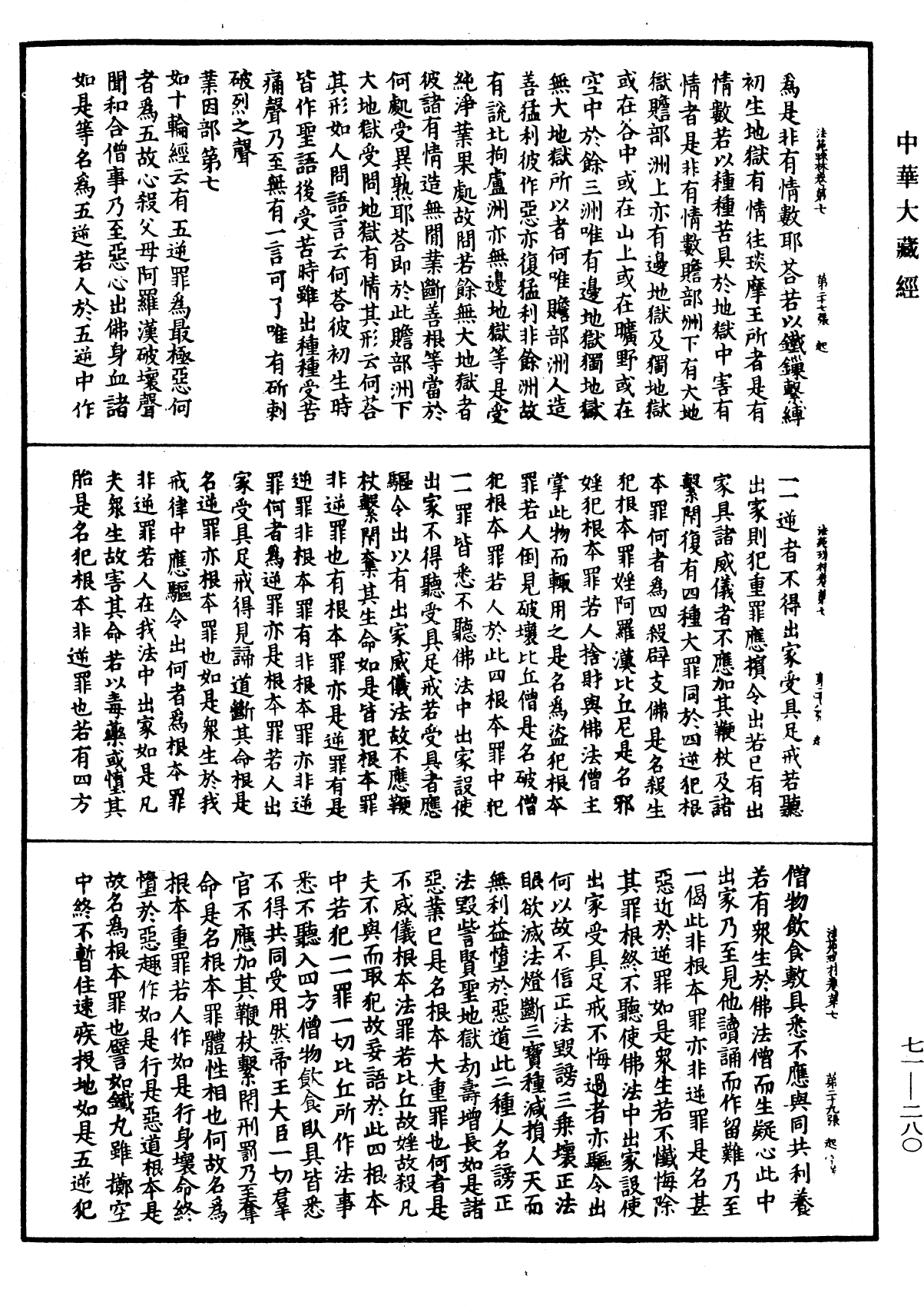 File:《中華大藏經》 第71冊 第280頁.png