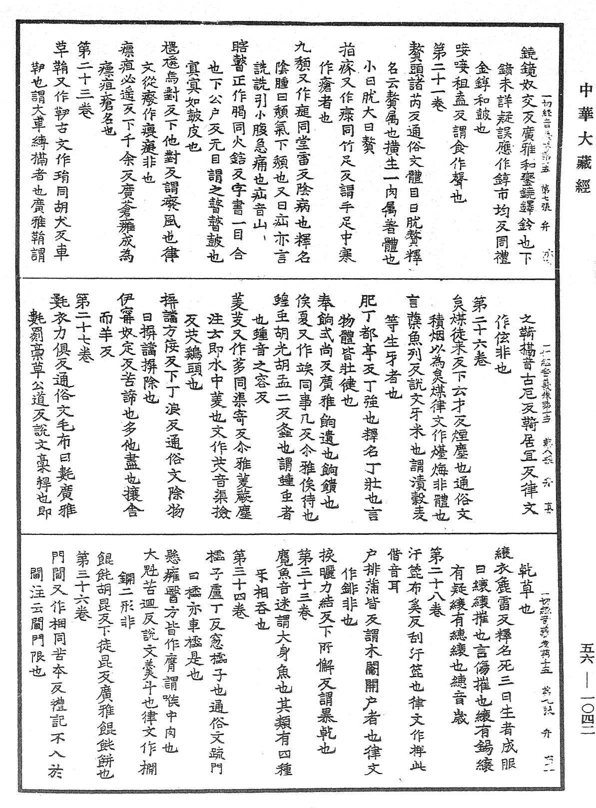 File:《中華大藏經》 第56冊 第1042頁.png
