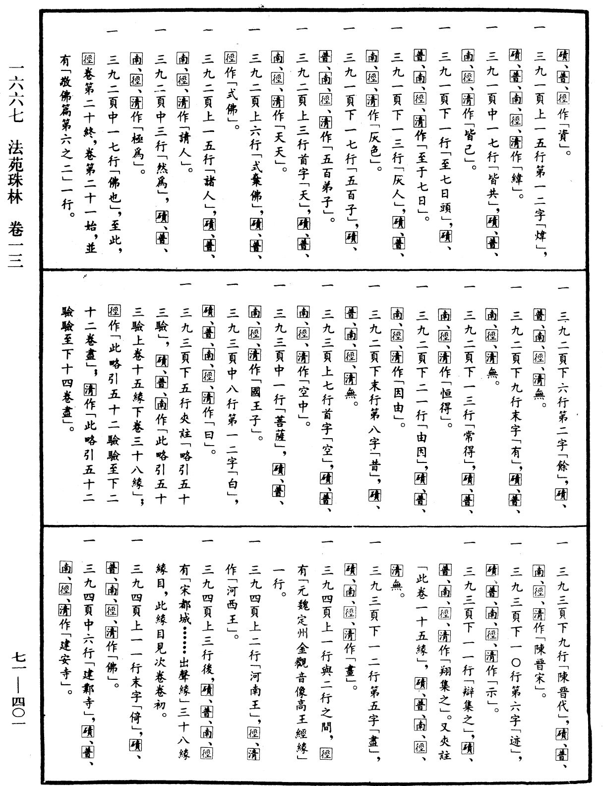 File:《中華大藏經》 第71冊 第401頁.png
