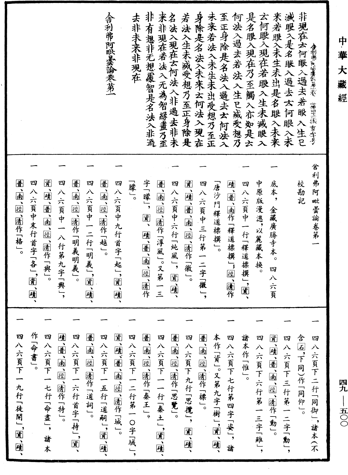 File:《中華大藏經》 第49冊 第0500頁.png