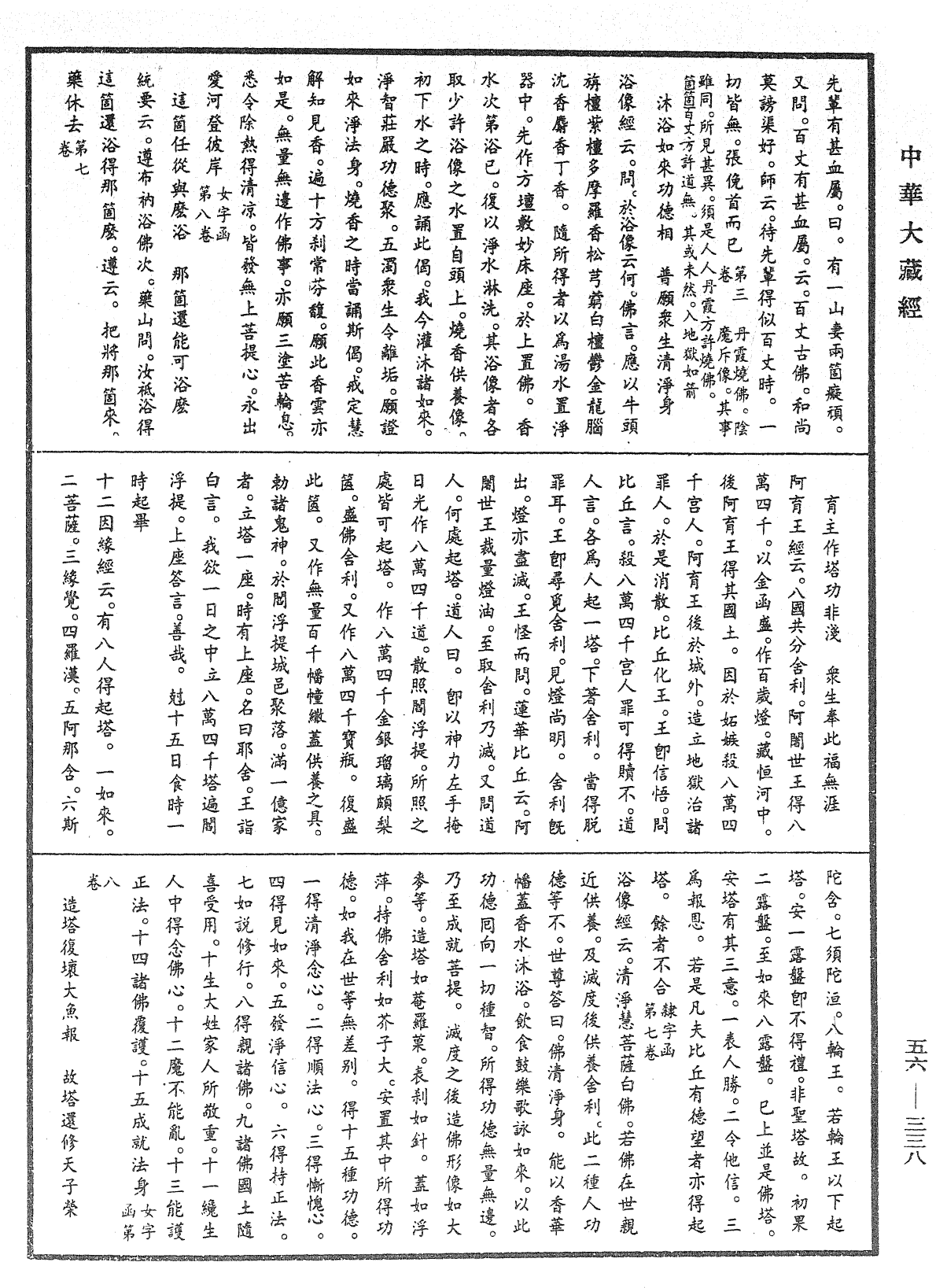 大藏一覽集《中華大藏經》_第56冊_第0338頁