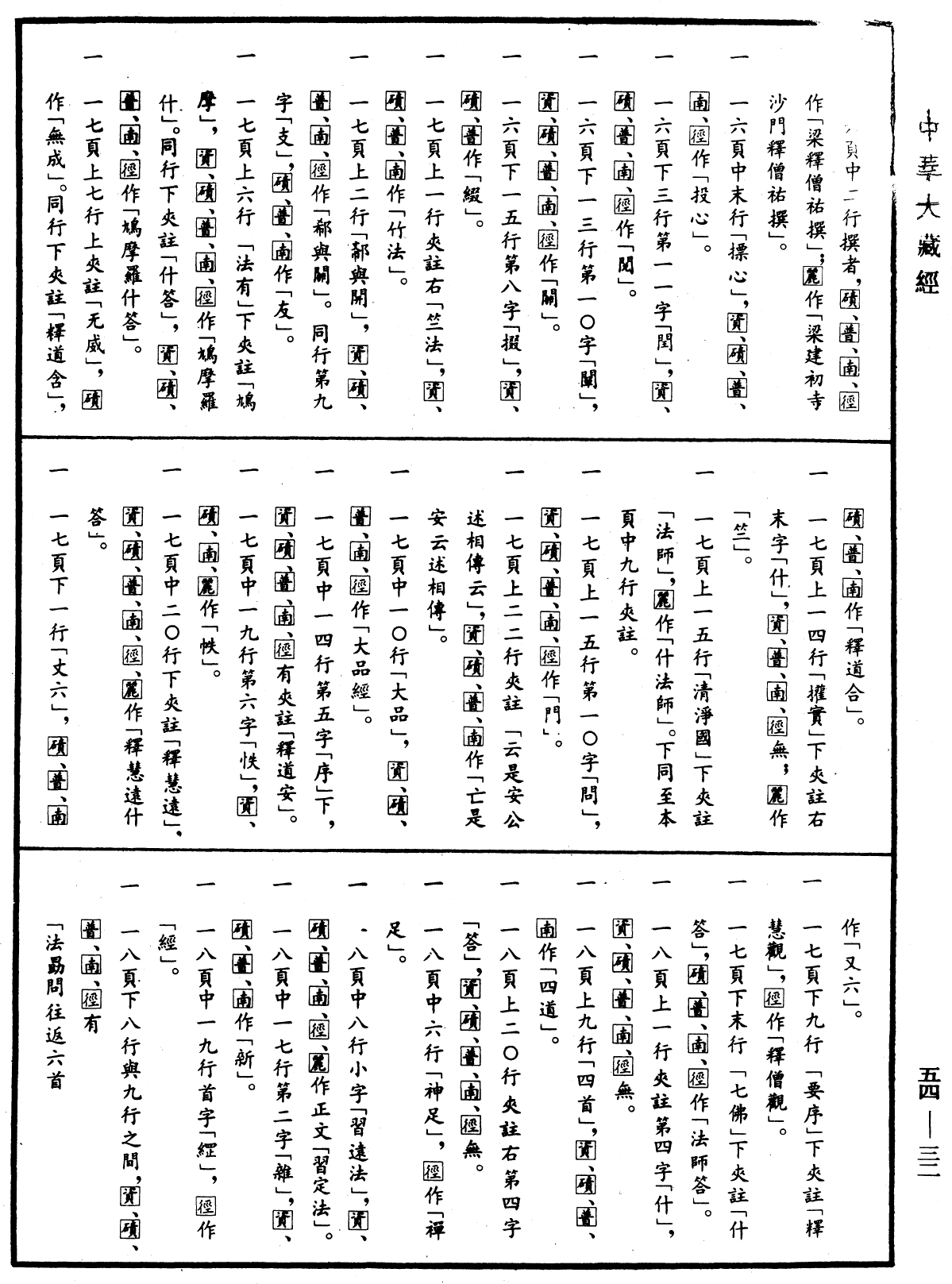 出三藏記集《中華大藏經》_第54冊_第032頁
