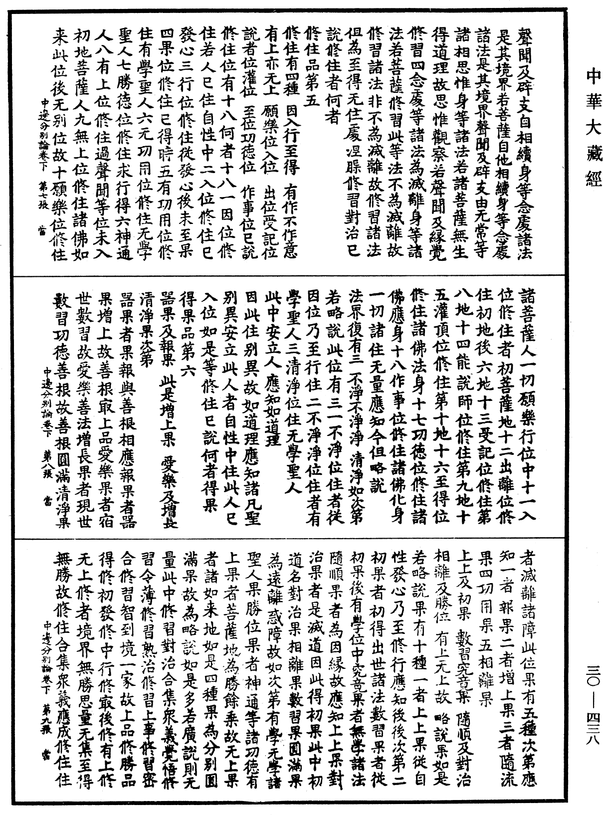 中邊分別論《中華大藏經》_第30冊_第0438頁