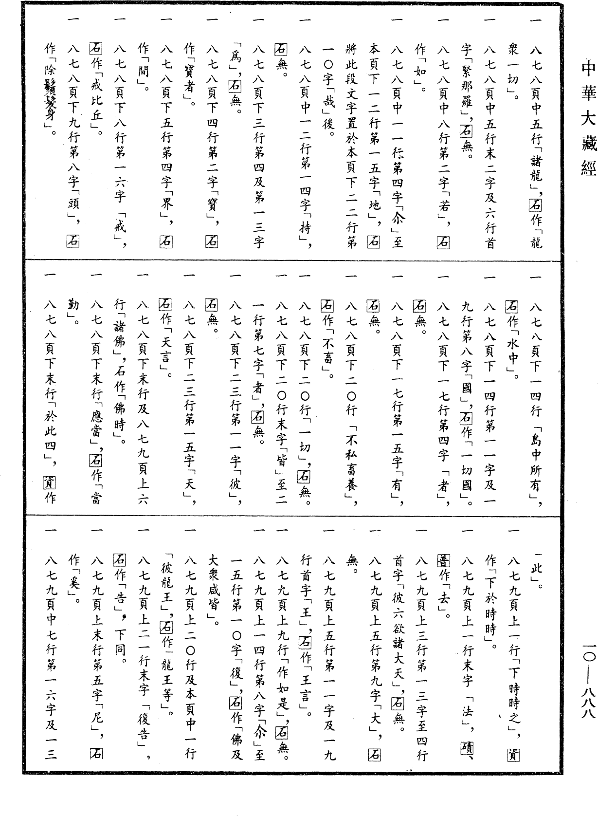 File:《中華大藏經》 第10冊 第888頁.png