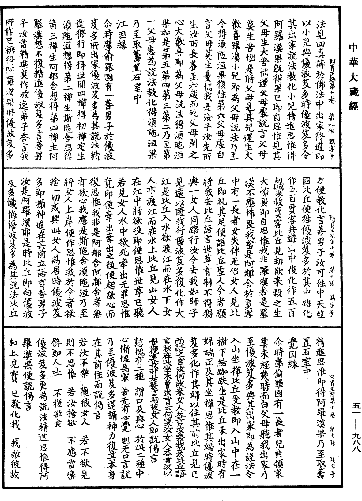 File:《中華大藏經》 第51冊 第988頁.png
