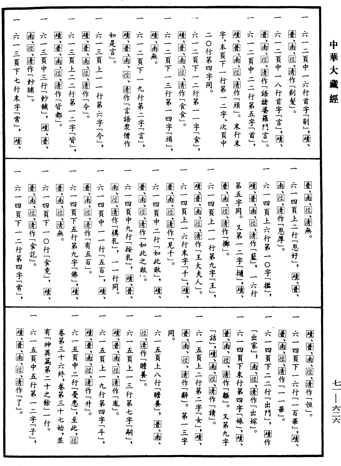 File:《中華大藏經》 第71冊 第626頁.png
