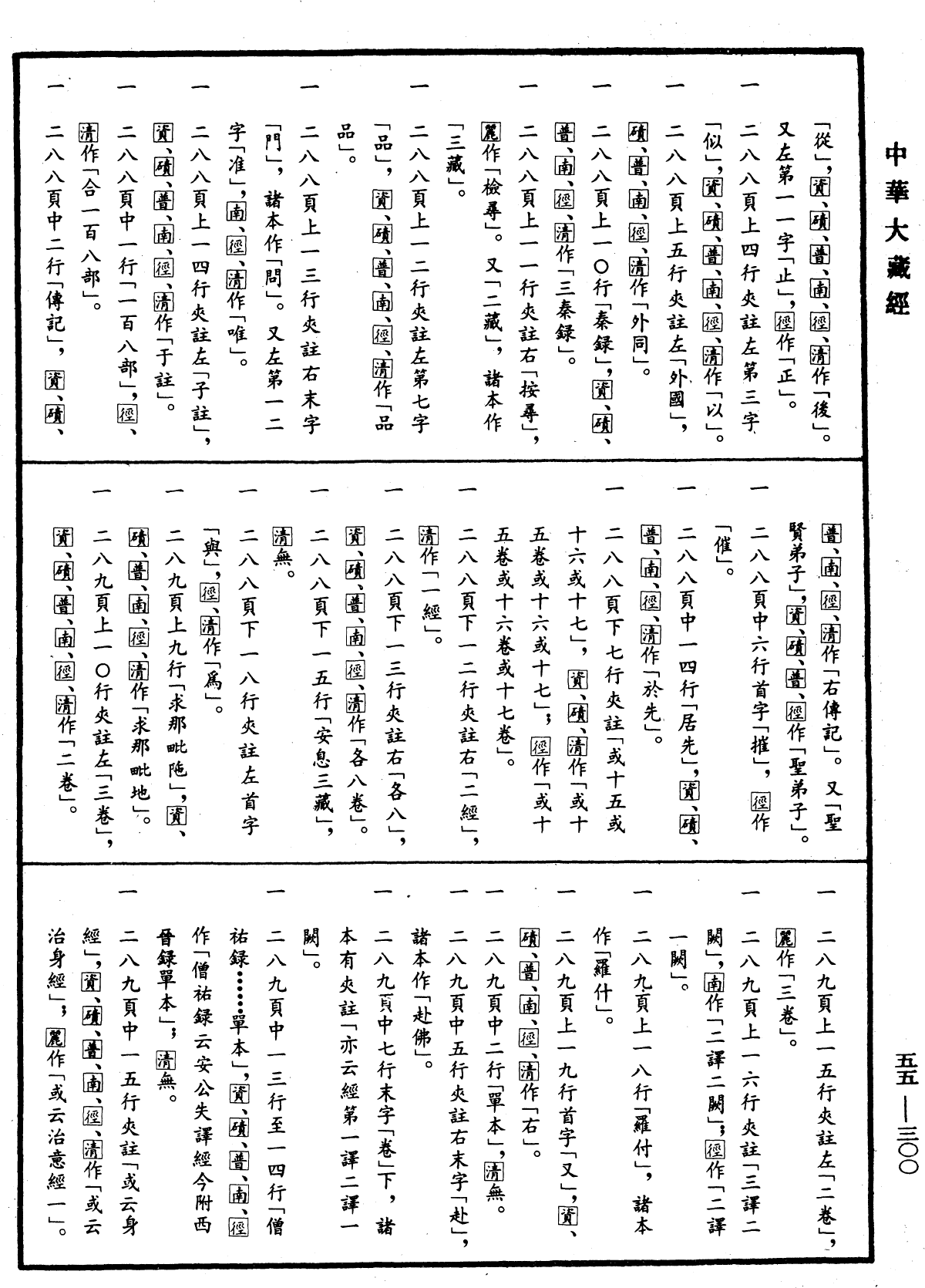 開元釋教錄《中華大藏經》_第55冊_第300頁