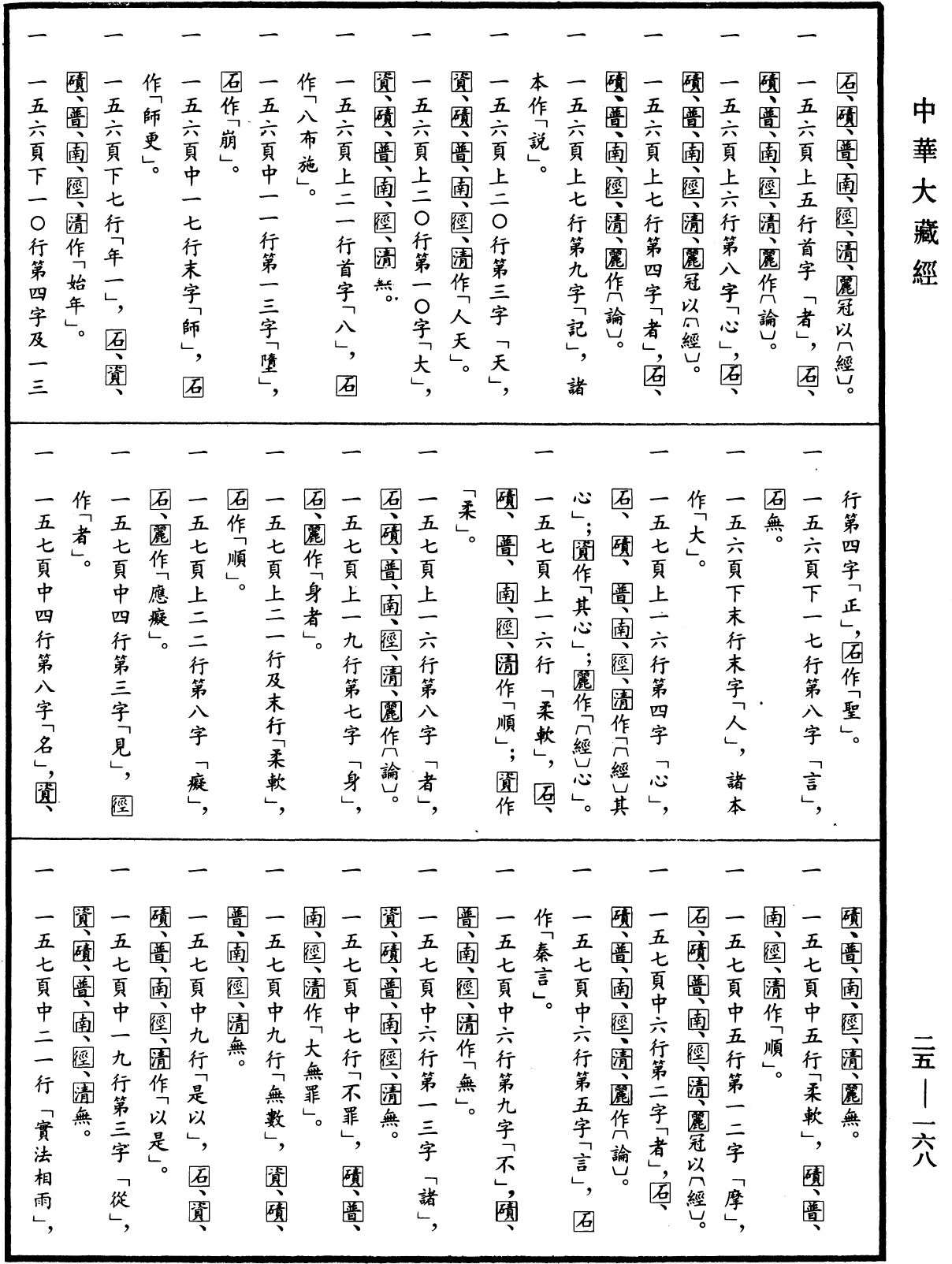 File:《中華大藏經》 第25冊 第168頁.png
