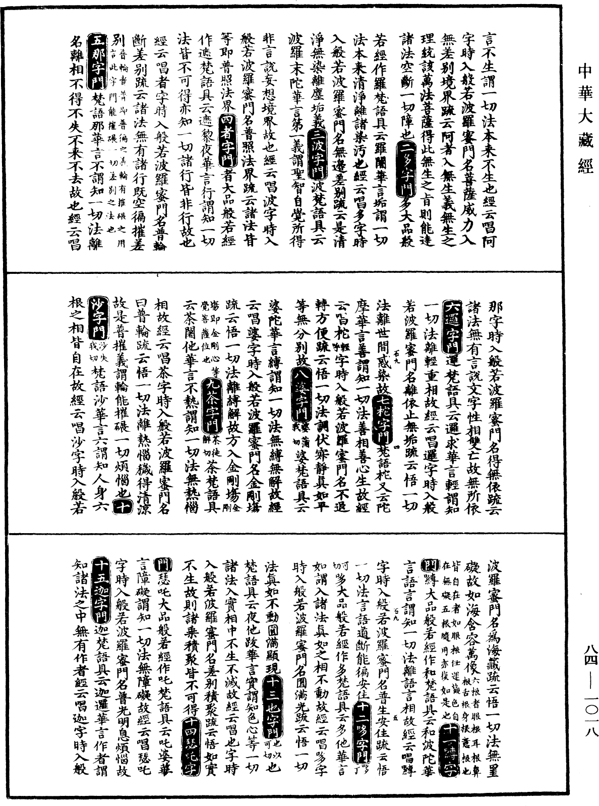 File:《中華大藏經》 第84冊 第1018頁.png