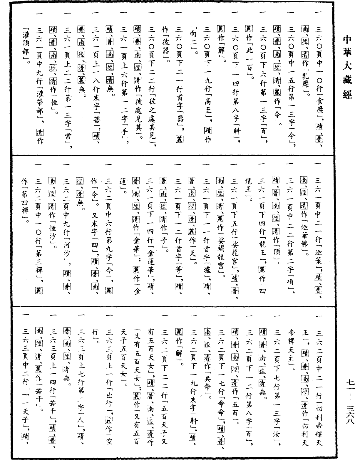 File:《中華大藏經》 第71冊 第368頁.png