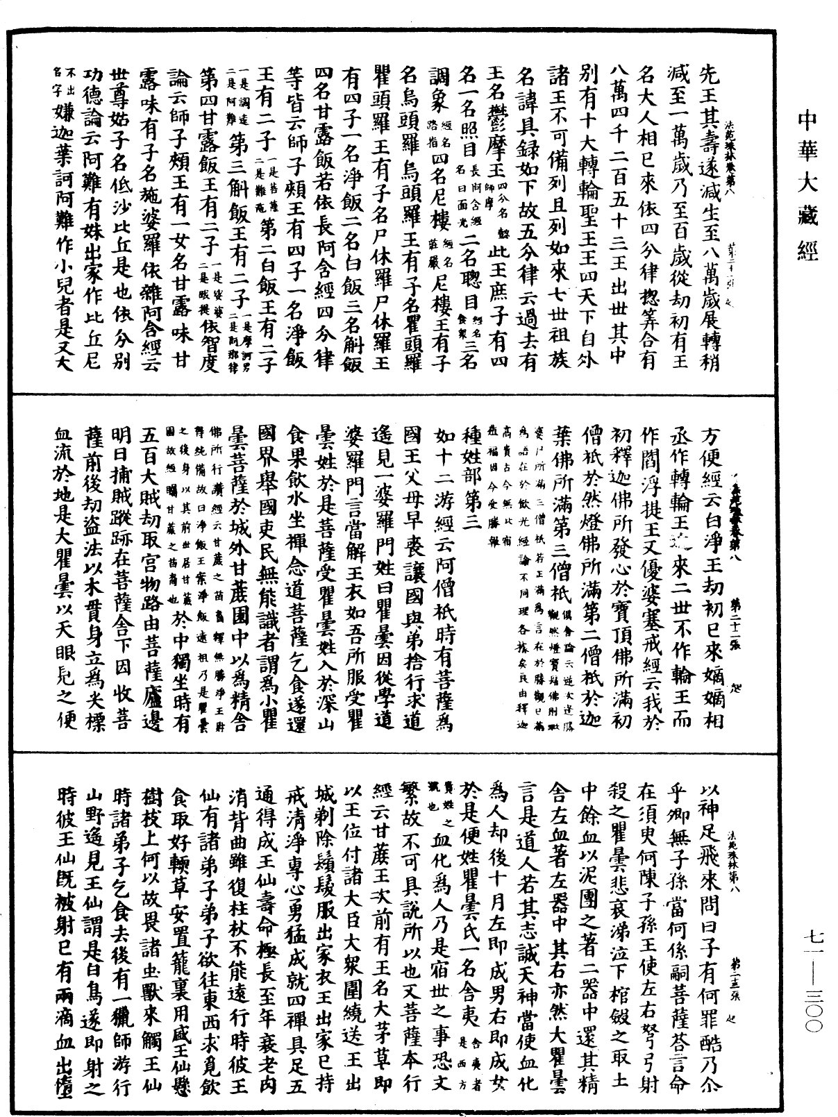 File:《中華大藏經》 第71冊 第300頁.png