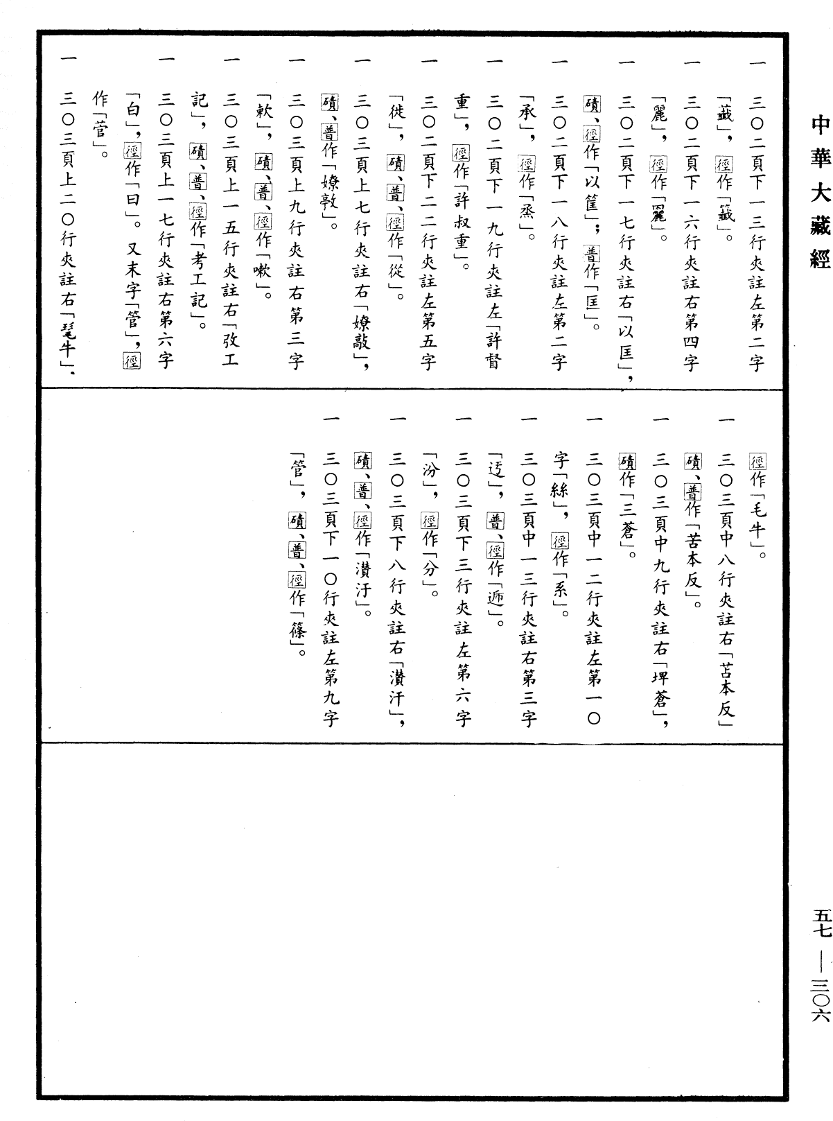 File:《中華大藏經》 第57冊 第0306頁.png