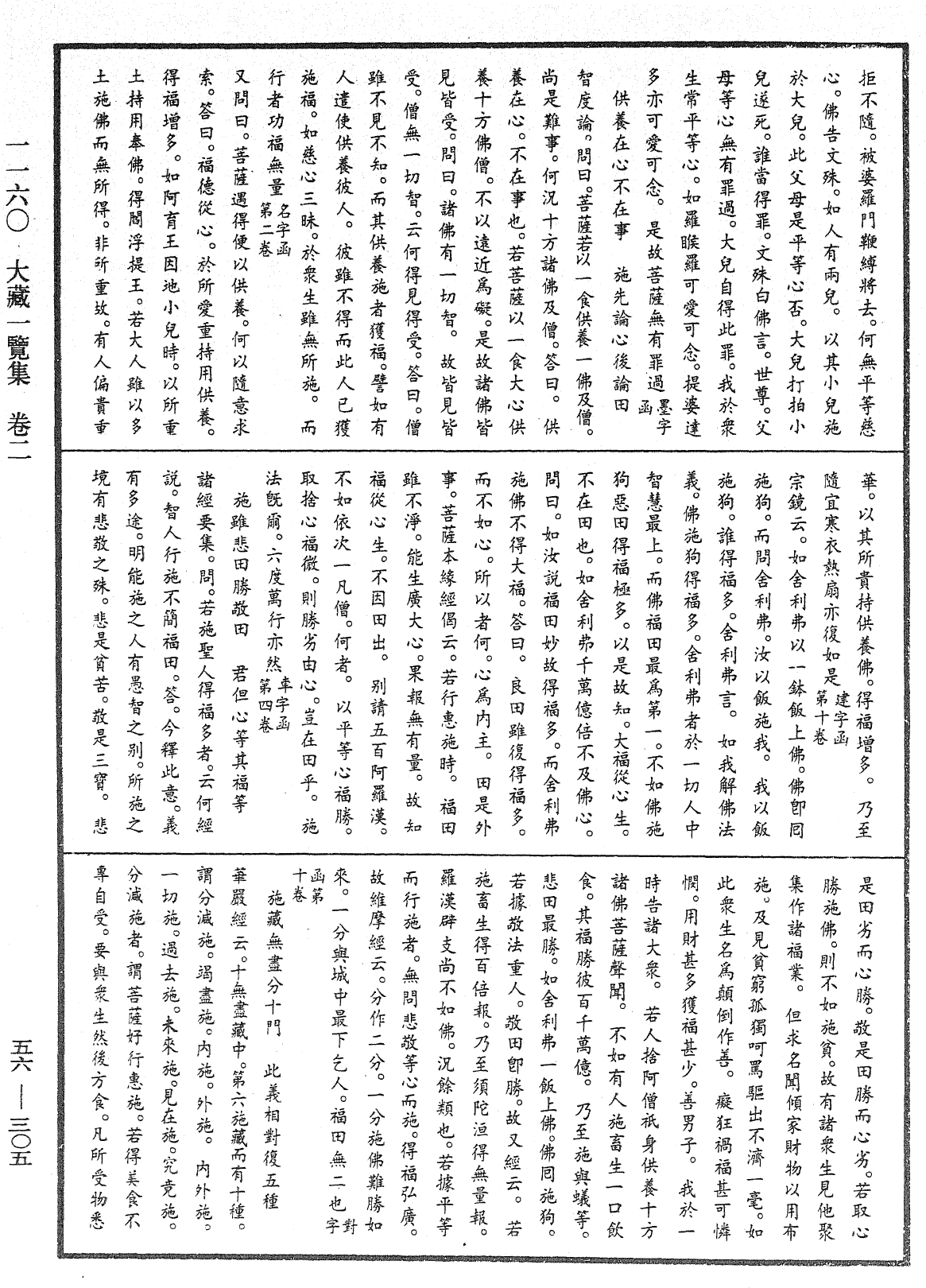 大藏一覽集《中華大藏經》_第56冊_第0305頁