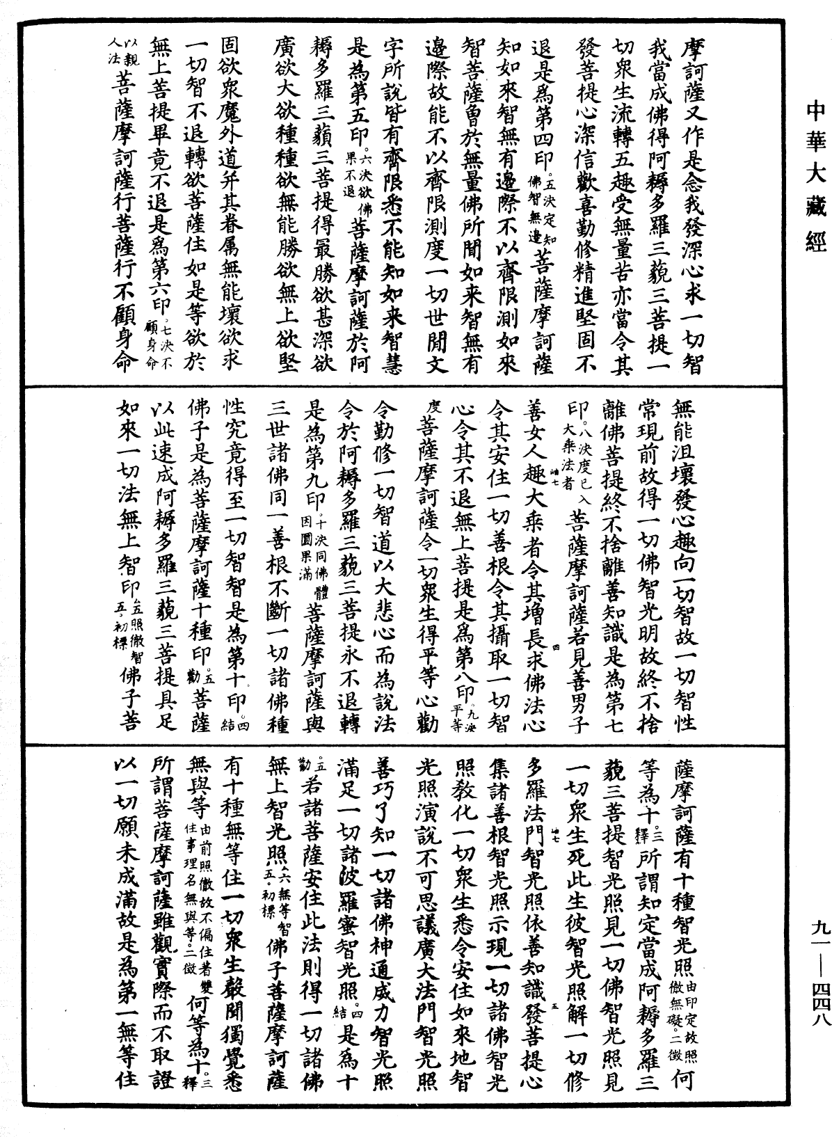 File:《中華大藏經》 第91冊 第0448頁.png